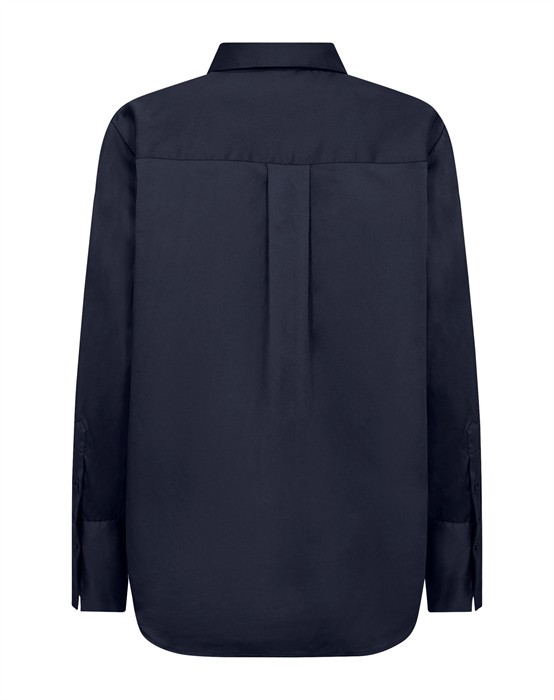 LR-Isla Solid 7 Skjorte - Winter Sky 